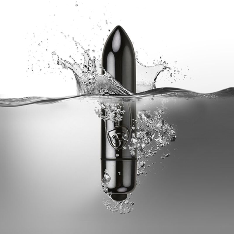 ROCKS-OFF - VIBRATING BULLET RO-80MM METAL MIDNIGHT