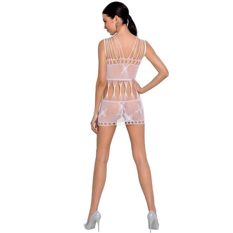 PASSION - WOMEN BS090 WHITE BODYSTOCKING ONE SIZE