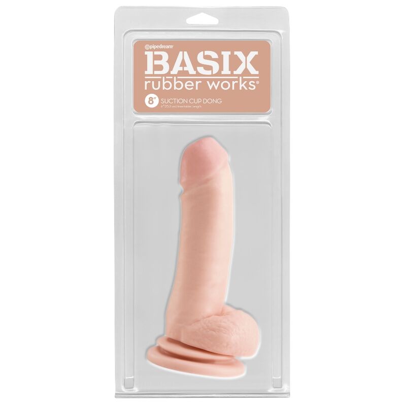 BASIX - Pénis en gelée naturelle avec ondes stimulantes 18 cm