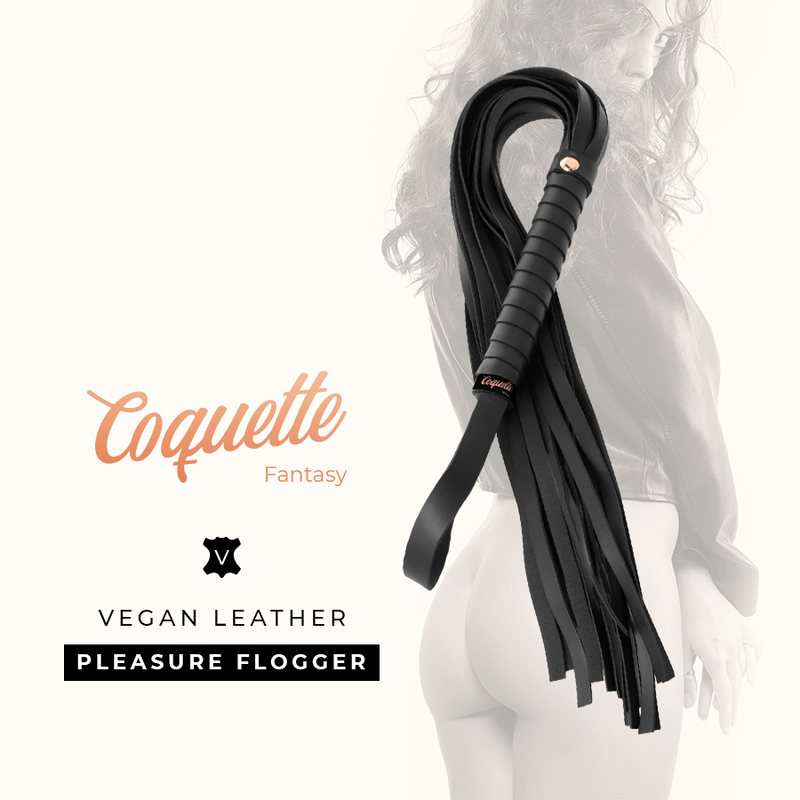 COQUETTE CHIC DESIRE - FANCY WHIP IN VEGAN LEATHER