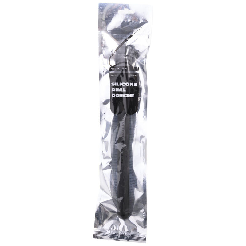 ALL BLACK - SILICONE ANAL SHOWER SISTEMA STOPPER 27 CM