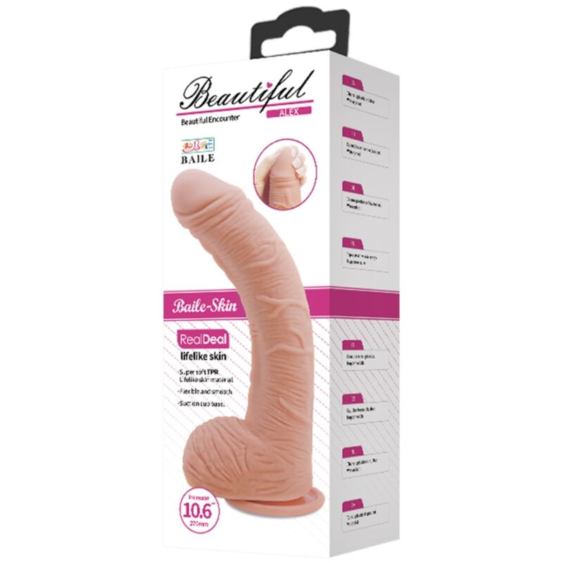 BAILE - ALEX 27 CM REALISTIC SKIN DILDO