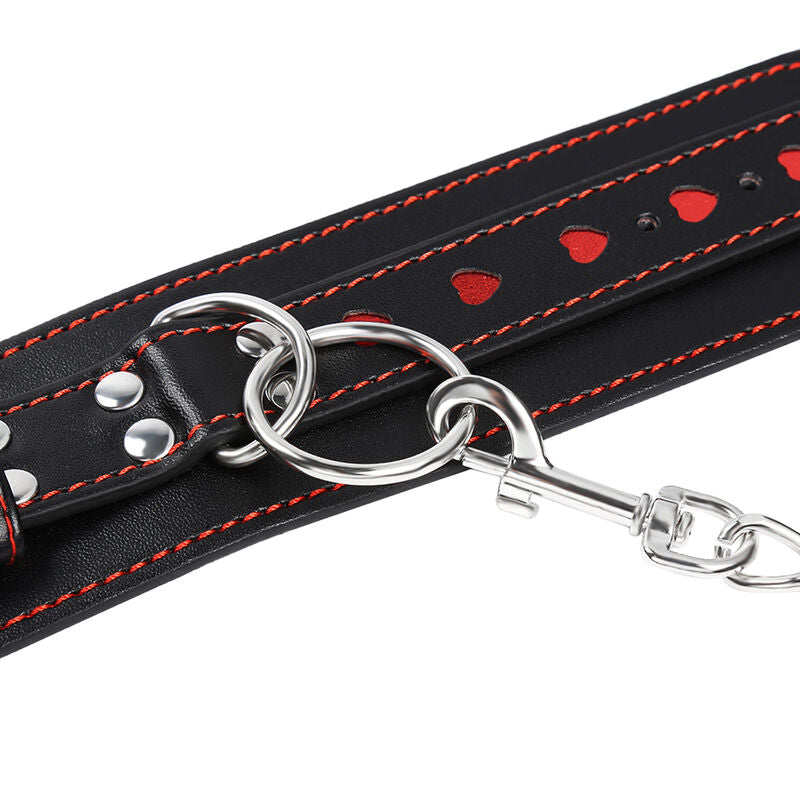 OHMAMA FETISH - HEART ENCRUSTED HANDCUFFS