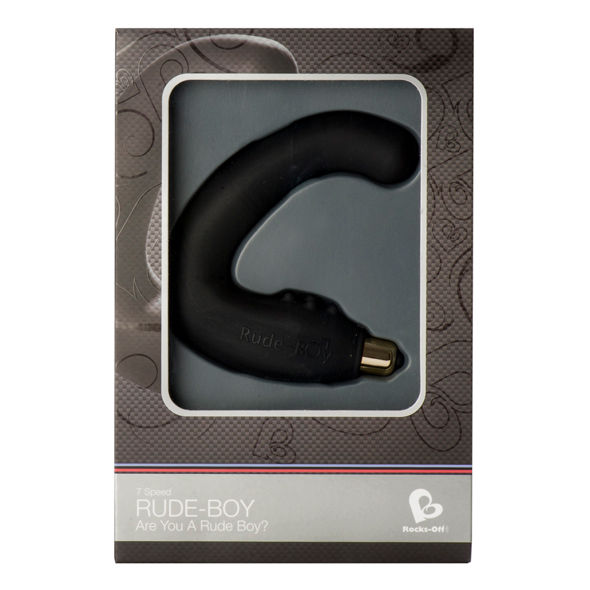 ROCKS-OFF - RUDE-BOY MLE G-SPOT MASSAGER 7 V BLACK