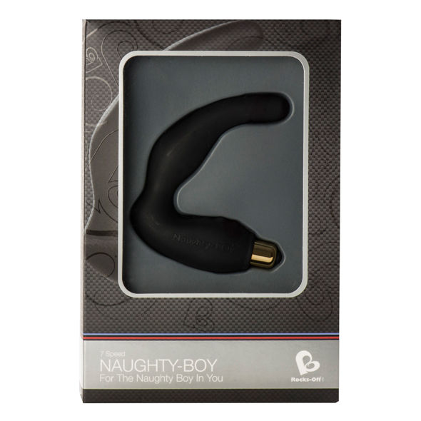 ROCKS-OFF - NAUGHTY-BOY MALE G-POINT MASSAGER 7 V BLACK