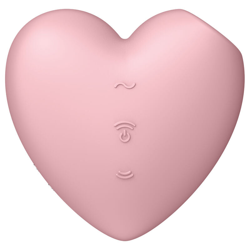 SATISFYER - CUTIE HEART ESTIMULATOR Y VIBRADOR AZUL