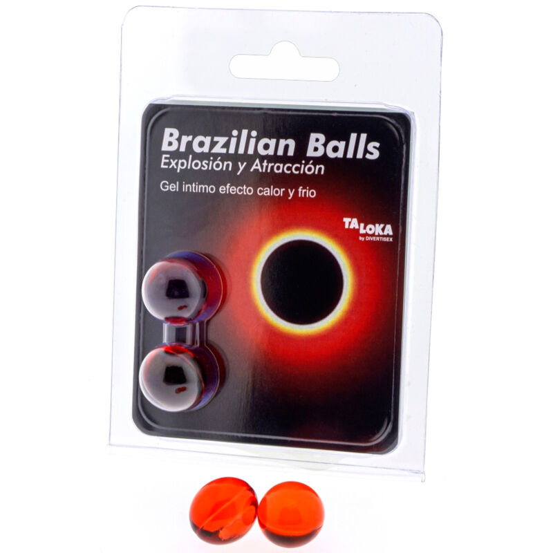 TALOKA - 2 BRAZILIAN BALLS EXCITING GEL HOT & COLD EFFECT