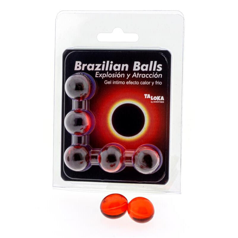 TALOKA - 5 BRAZILIAN BALLS EXCITING GEL HOT & COLD EFFECT