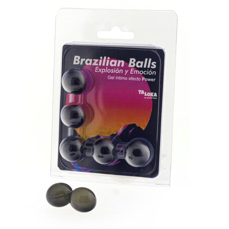 TALOKA - 5 BRAZILIAN BALLS EXCITING GEL POWERFUL EFFECT