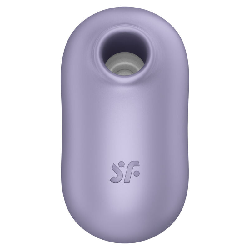SATISFYER - AIR PULSE PRO TO GO 2 DUAL STIMULATOR AND VIBRATOR PURPLE