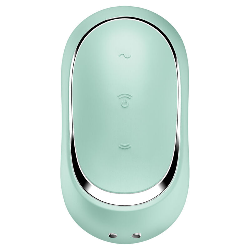 SATISFYER - AIR PULSE PRO TO GO 2 DUAL STIMULATOR AND VIBRATOR PURPLE
