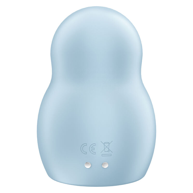 SATISFYER - AIR PULSE PRO TO GO 1 DOUBLE STIMULATOR AND VIBRATOR RED