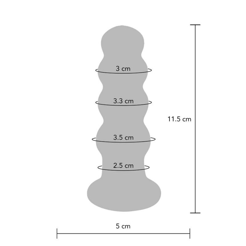 TOYJOY - BUTT THE RADIANT GLASS PLUG