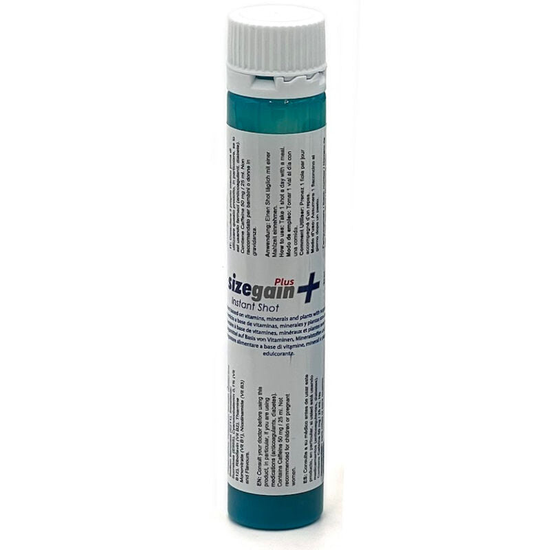500 COSMETICS - SIZEGAIN PLUS INSTANT SHOT MALE ENERGIZER 5 UNITS (DATE D'EXPIRATION PROCHAINEMENT)