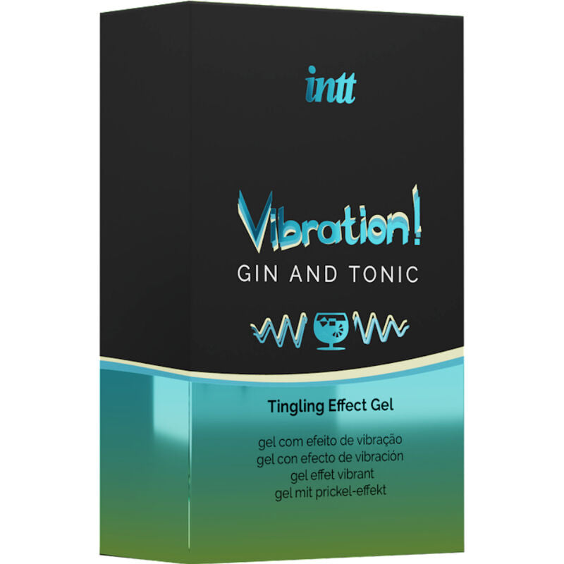 INTT - POWERFUL LIQUID VIBRATOR GEL INTIMATE STIMULATOR GIN & TONIC 15ML