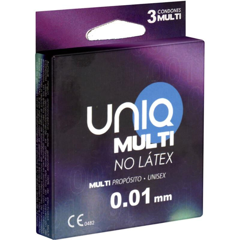 UNIQ - MULTI CONDOMS LATEX-FREE 3 UNITS