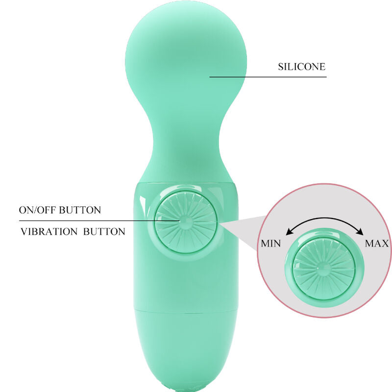 PRETTY LOVE - MINI GREEN PERSONAL MASSAGER