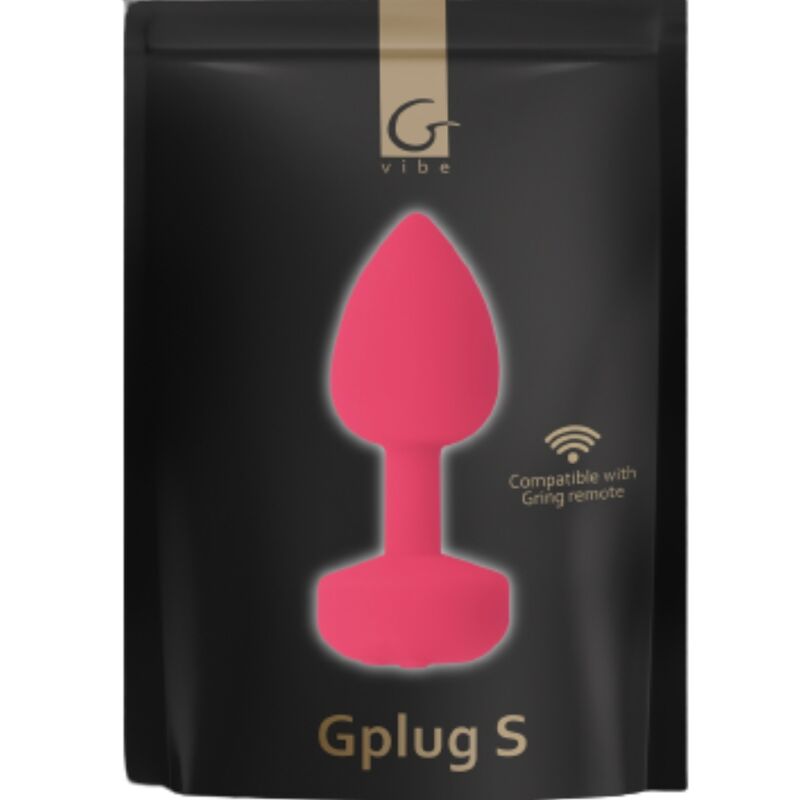 G-VIBE - FUNTOYS GPLUG RECHARGEABLE ANAL VIBRATOR SMALL NEON PINK 3CM