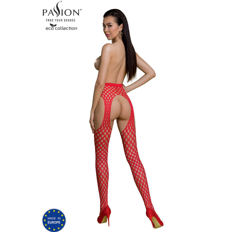 PASSION - BODYSTOCKING ECO COLLECTION ECO S003 RED