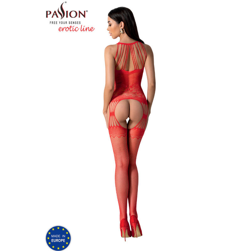 PASSION - BS095 BODYSTOCKING BLANC TAILLE UNIQUE