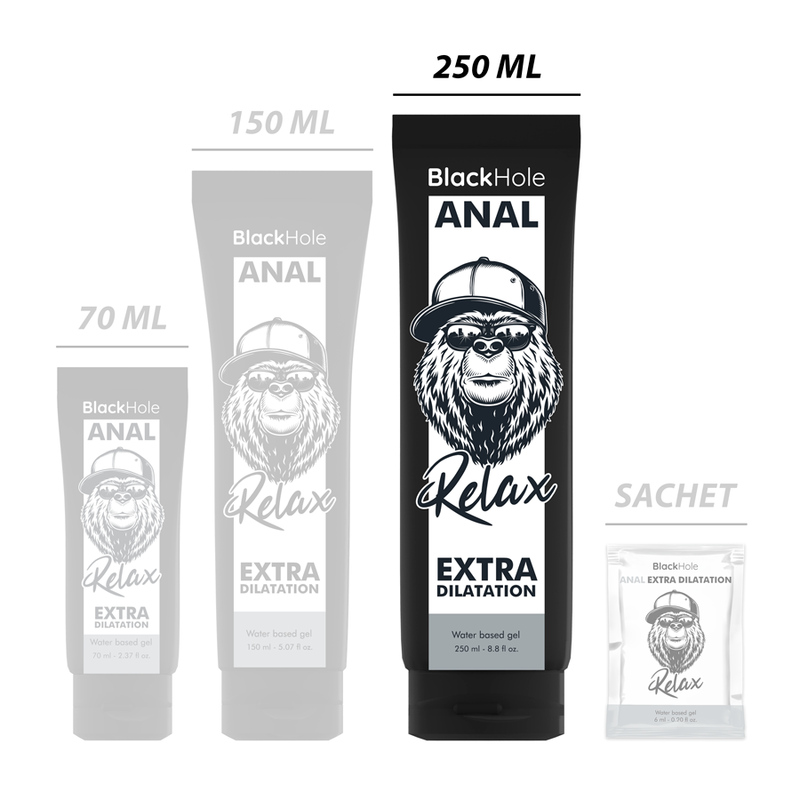 BLACK HOLE - WATER-BASED ANAL DILATION GEL 250 ML