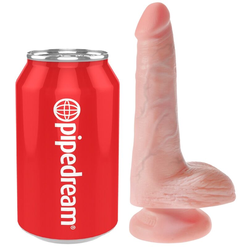 KING COCK - REALISTIC PENIS WITH LIGHTWEIGHT BALLS 13.5 CM