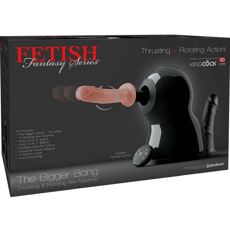 FETISH FANTASY SERIES - SEX MACHINE BIGGEST ROTATION AND BANG SHOOTING