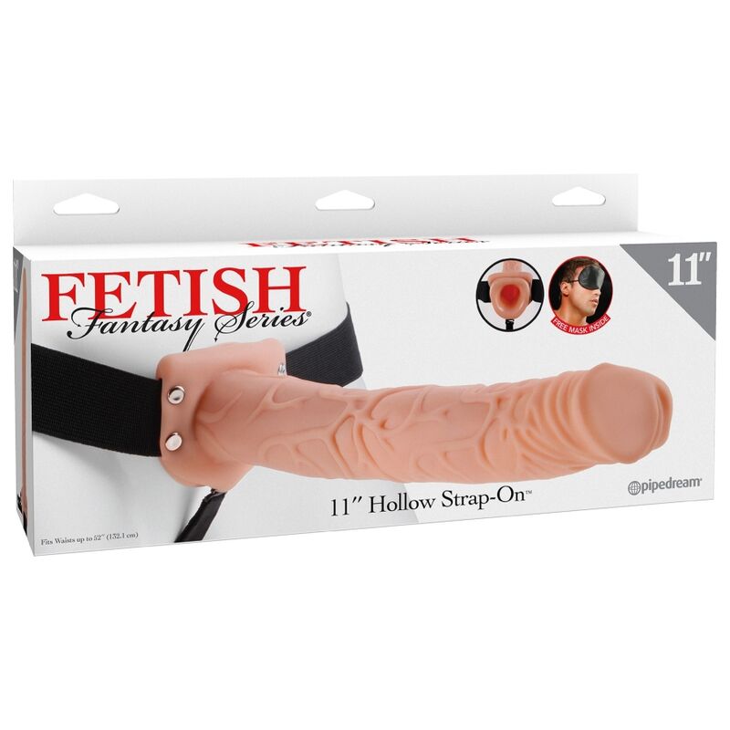 FETISH FANTASY SERIES - 28 CM REALISTIC PENIS ADJUSTABLE HARNESS