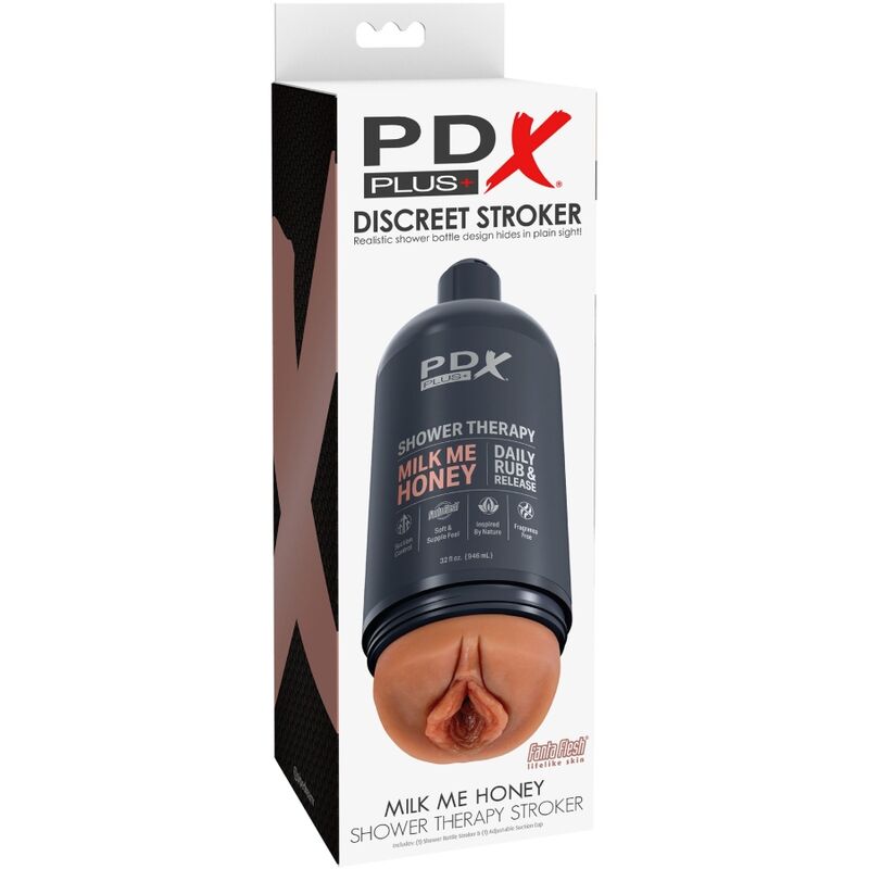 PDX PLUS - STROKER MASTURBATOR DISCREET BOTTLE DESIGN MILK ME HONEY CANDY SHAMPOO