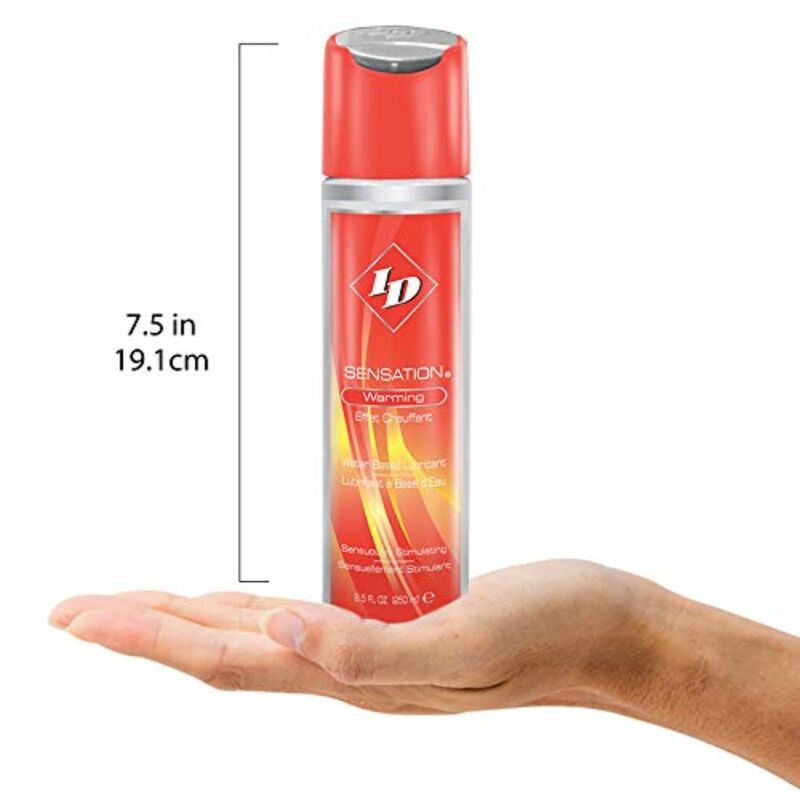 ID SENSATION - WATER-BASED LUBRICANT WITH WARMING EFFECT 250 ML