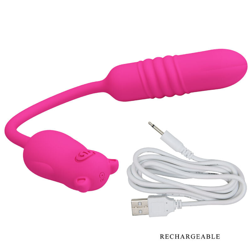 PRETTY LOVE - NOBIKUMA PINK SILICONE VIBRATING BALL
