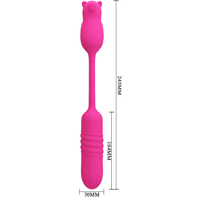 PRETTY LOVE - NOBIKUMA PINK SILICONE VIBRATING BALL