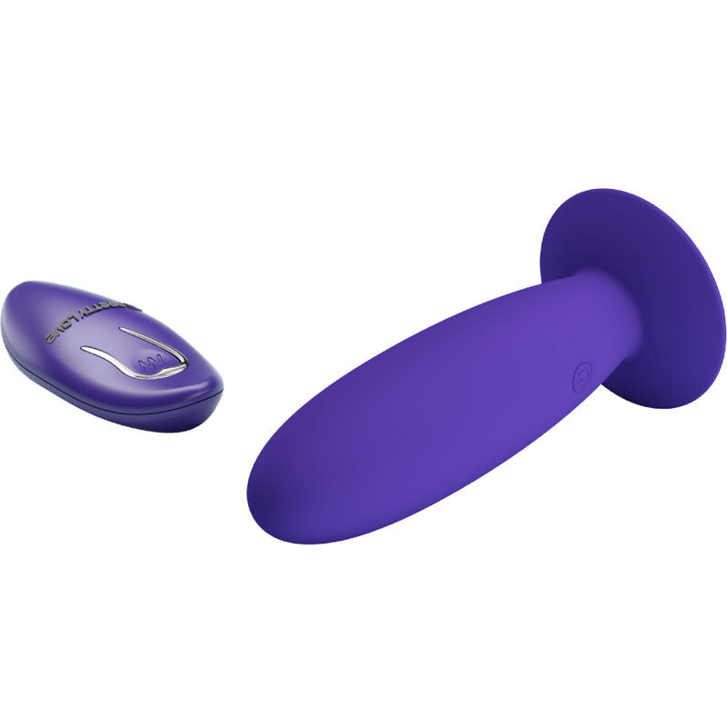 PRETTY LOVE - YOUTH PLUG ANAL VIBRATOR REMOTE CONTROL PURPLE