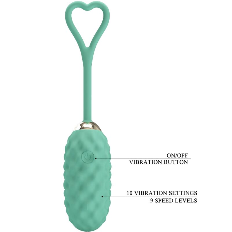 PRETTY LOVE - VIBRATION EGG REMOTE CONTROL VIBRATION VIVIAN GREEN