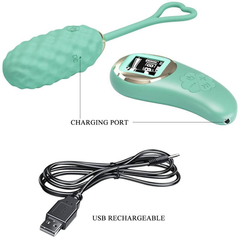 PRETTY LOVE - VIBRATION EGG REMOTE CONTROL VIBRATION VIVIAN GREEN