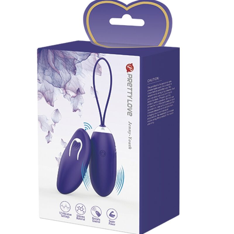 PRETTY LOVE - JENNY YOUTH VIOLATING EGG REMOTE CONTROL PURPLE