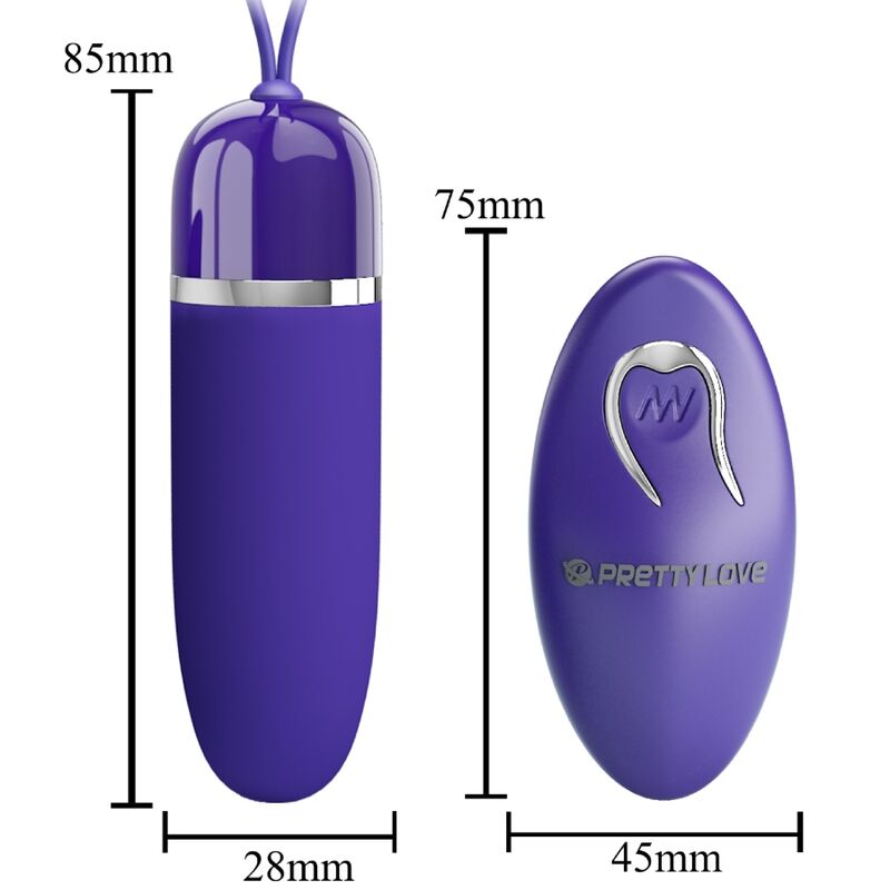 PRETTY LOVE - MINI VIBRATING BALL DARLENE YOUTH PURPLE