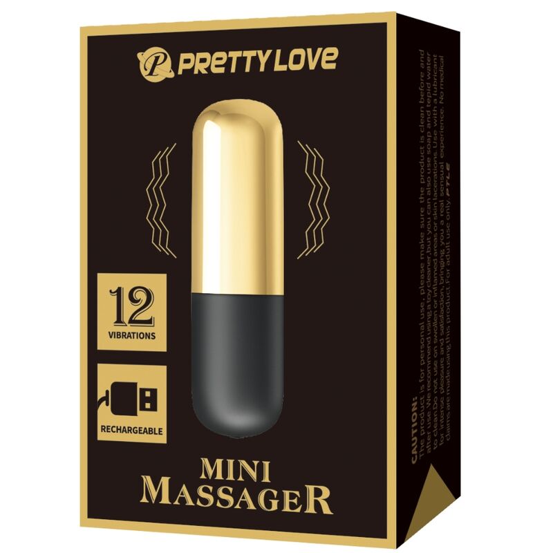 PRETTY LOVE - GOLD RECHARGEABLE BULLET VIBRATOR?