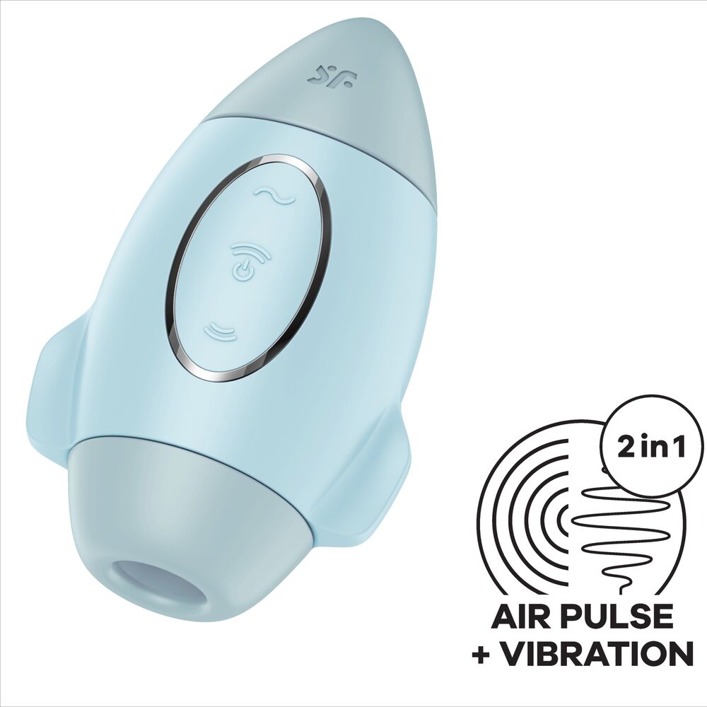 SATISFYER - MISSION CONTROL SMALL DOUBLE PULSE VIBRATOR LILAC