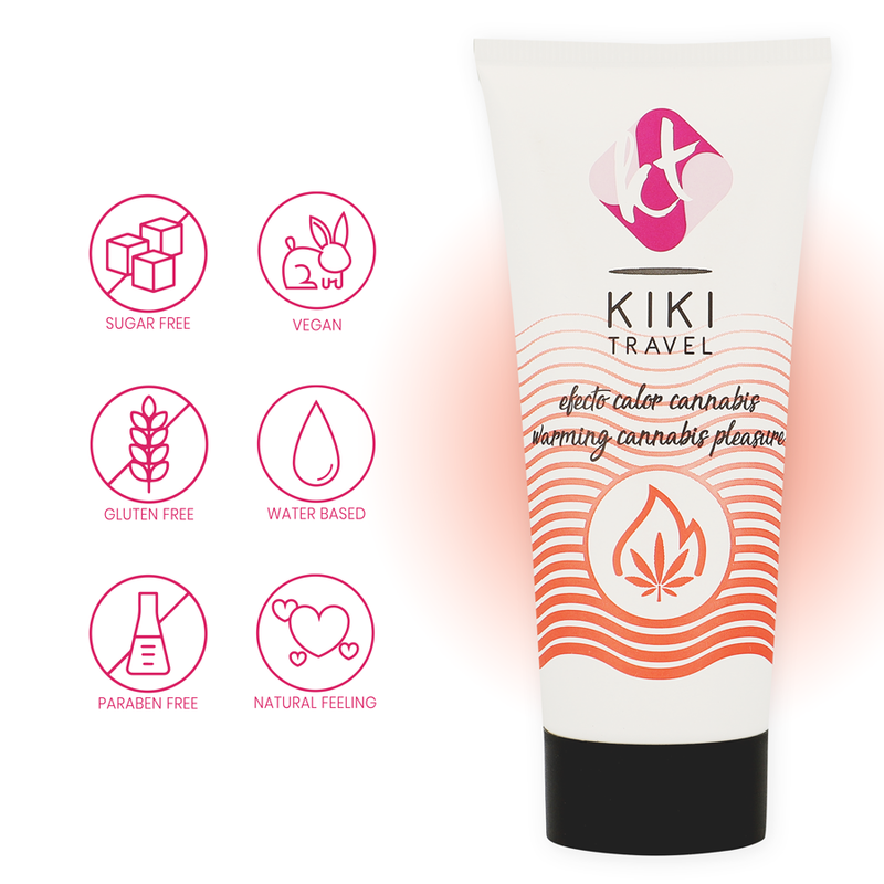 KIKÍ TRAVEL - CANNABIS LUBRICANT WARMING EFFECT 50 ML