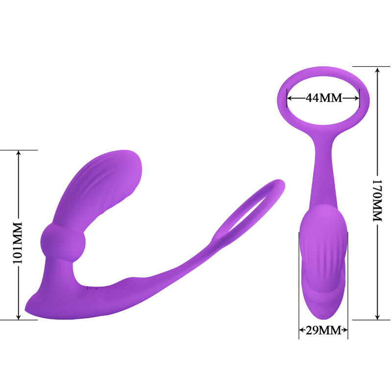 PRETTY LOVE - WARREN RING AND PURPLE ANAL VIBRATOR