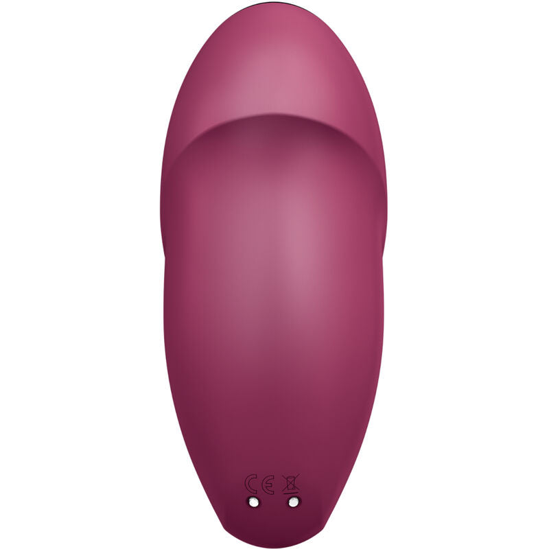 SATISFYER - TAP & CLIMAX 1 VIBRATEUR LAY-ON GRIS
