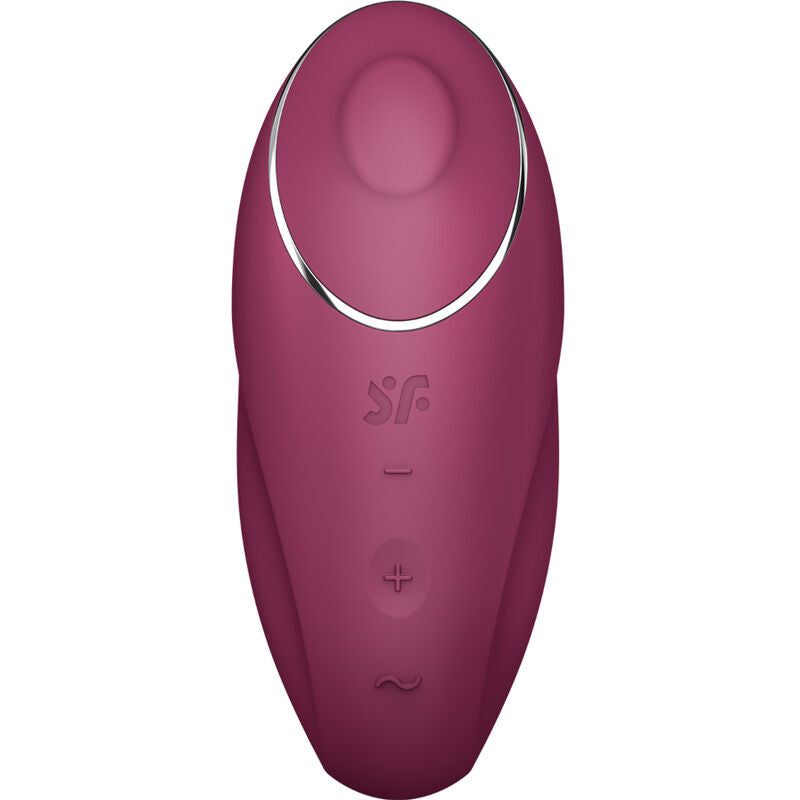 SATISFYER - TAP & CLIMAX 1 VIBRATEUR LAY-ON GRIS