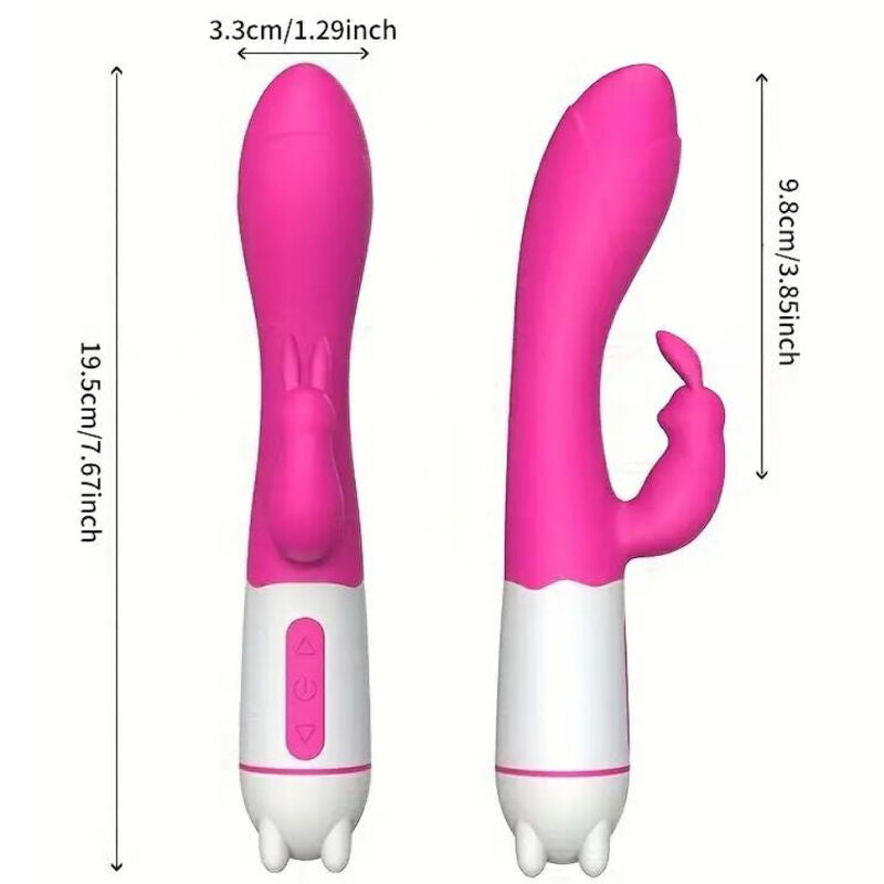 ARMONY - HAPPY FUCHSIA RABBIT VIBRATOR & STIMULATOR