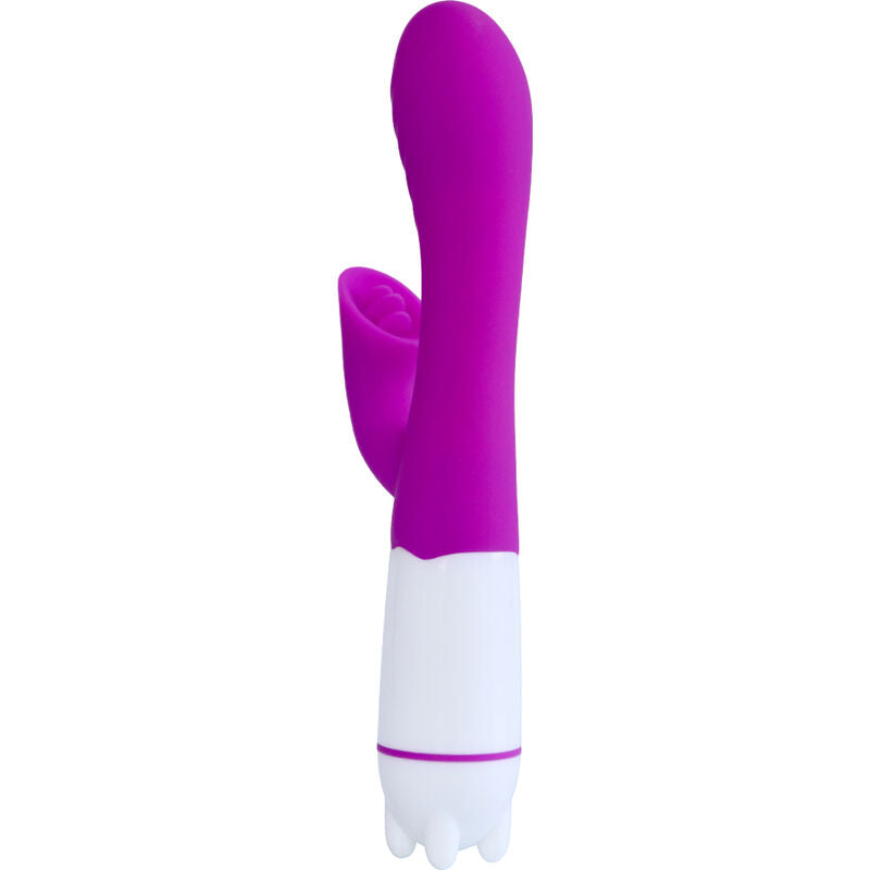 ARMONY - HAPPY VIBRATOR & STIMULATOR WITH RECHARGEABLE TONGUE PURPLE