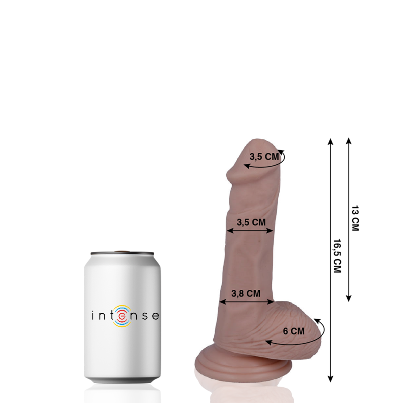 MR INTENSE - 5 REALISTIC PENISES 16.5 CM -O- 3.5 CM