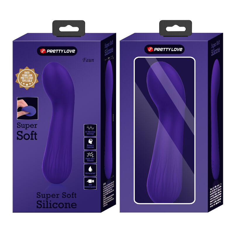 PRETTY LOVE - RECHARGEABLE VIBRATOR FAUN PURPLE