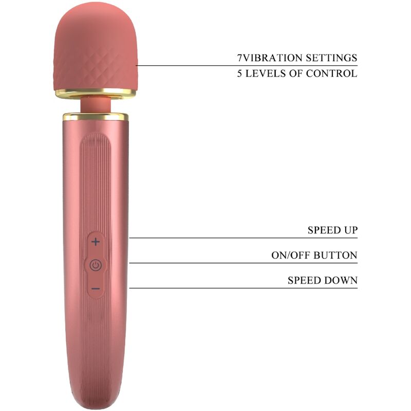 PRETTY LOVE - 7 VIBRATION MODES PINK MASSAGER