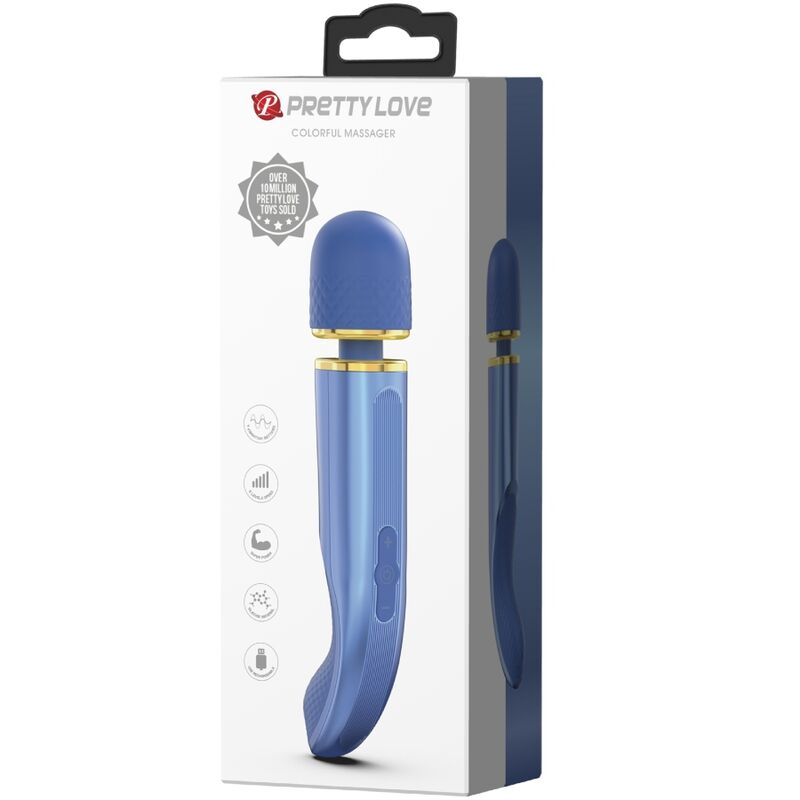 PRETTY LOVE - 7 VIBRATION MODES BLUE MASSAGER