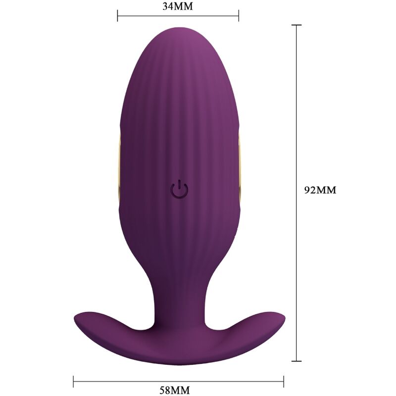 PRETTY LOVE - APP-CONTROLLED ANAL PLUG JEFFERSON PURPLE